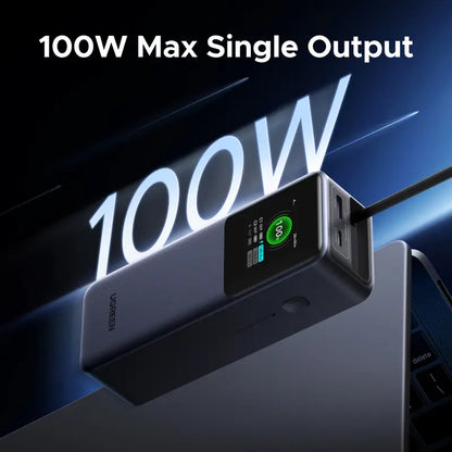 UGREEN Nexode 20,000mAh Power Bank with 165W Output and Retractable USB-C Cable - Portable Fast Charger for Laptops, MacBook Pro/Air, iPhone 16/17, iPad Pro, Galaxy S25 Ultra, Dell, HP, and More